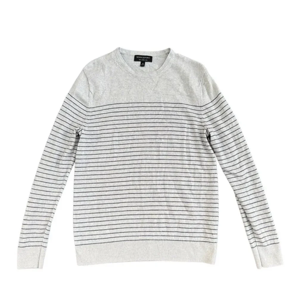 Banana Republic Men's 100% Merino Wool Pull Over Sweater Size Medium